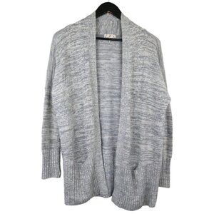 Aritzia Talula Lenox Cashmere Blend Marled Grey Cardigan Size Small